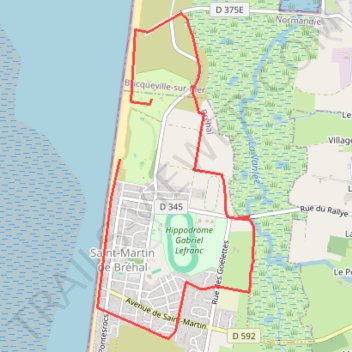 Itinéraire 0 - Parcours 7km, distance, dénivelé, altitude, carte, profil, trace GPS