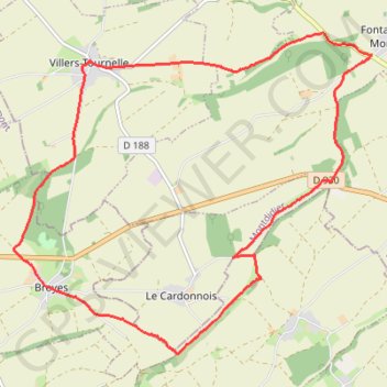 Itinéraire Autour du Mont Soufflard - Villers-Tournelle, distance, dénivelé, altitude, carte, profil, trace GPS