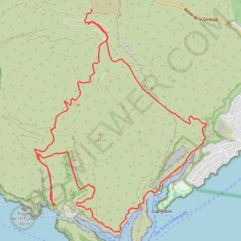 Itinéraire Belvedere d'En Vau, distance, dénivelé, altitude, carte, profil, trace GPS