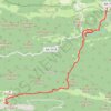 Itinéraire Iribas-San Miguel, distance, dénivelé, altitude, carte, profil, trace GPS