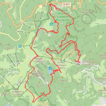 Itinéraire 05-SEP-18 18:57:46 1, distance, dénivelé, altitude, carte, profil, trace GPS