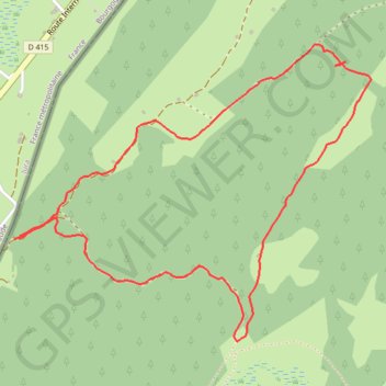 Itinéraire Creux de la Croux, distance, dénivelé, altitude, carte, profil, trace GPS