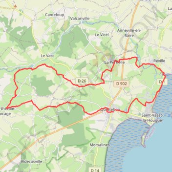 Itinéraire 1 - VDSC VTT 30km, distance, dénivelé, altitude, carte, profil, trace GPS