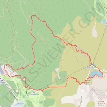 Itinéraire Méribel altiport Boucle du Col de la Loze, distance, dénivelé, altitude, carte, profil, trace GPS