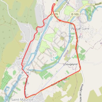 Itinéraire test strava, distance, dénivelé, altitude, carte, profil, trace GPS