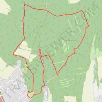 Itinéraire Bouxières-aux-Dames, distance, dénivelé, altitude, carte, profil, trace GPS