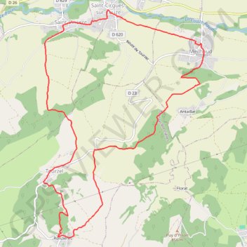Itinéraire ITI0161, distance, dénivelé, altitude, carte, profil, trace GPS