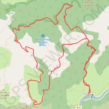 Itinéraire Massif de Saint-Guilhem - Gorges de l'Hérault - barrage de Belbezet - Baume l'Olivier - Notre-Dame du Lieu-Plaisant - Puech Buissou, distance, dénivelé, altitude, carte, profil, trace GPS
