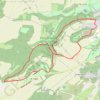 Itinéraire Combe serpent par fort motte giron, distance, dénivelé, altitude, carte, profil, trace GPS