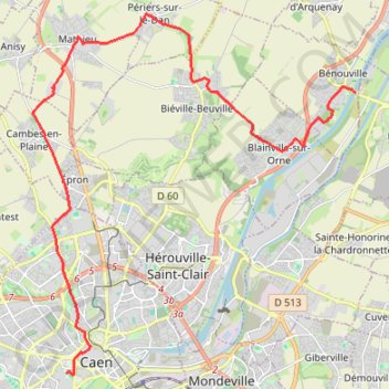 Itinéraire semi 3, distance, dénivelé, altitude, carte, profil, trace GPS
