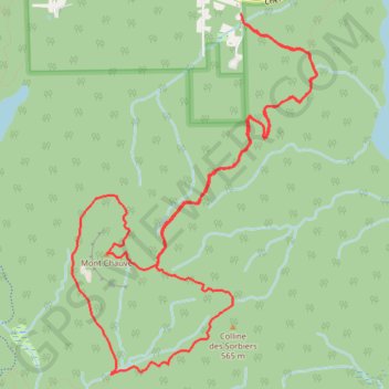 Itinéraire Mont Chauve par le ruisseau David, distance, dénivelé, altitude, carte, profil, trace GPS