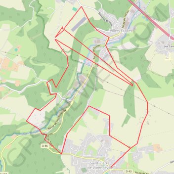 Itinéraire La Chapelle Saint Gilles Vallee de l'Austreberthe, distance, dénivelé, altitude, carte, profil, trace GPS