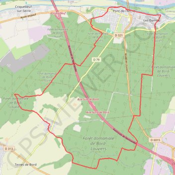 Itinéraire Randonnée Pont de l'Arche, distance, dénivelé, altitude, carte, profil, trace GPS