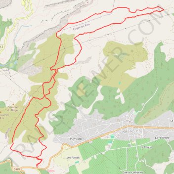 Itinéraire 26/02/2020 19:18:48, distance, dénivelé, altitude, carte, profil, trace GPS