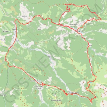 Itinéraire 09320 Biert to 09320 Biert, distance, dénivelé, altitude, carte, profil, trace GPS