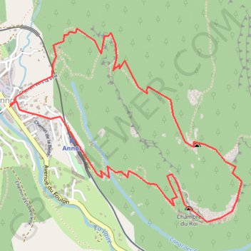 Itinéraire Randonnée Gres D'Annot, distance, dénivelé, altitude, carte, profil, trace GPS