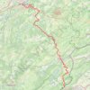Itinéraire GR® 145 _ la Via Francigena, distance, dénivelé, altitude, carte, profil, trace GPS