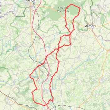 Itinéraire Mon parcours, distance, dénivelé, altitude, carte, profil, trace GPS