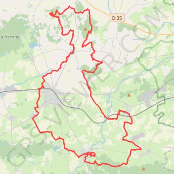Itinéraire À l'assaut des Rocs et des Monts - Voutré, distance, dénivelé, altitude, carte, profil, trace GPS