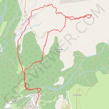 Itinéraire Jaille, distance, dénivelé, altitude, carte, profil, trace GPS