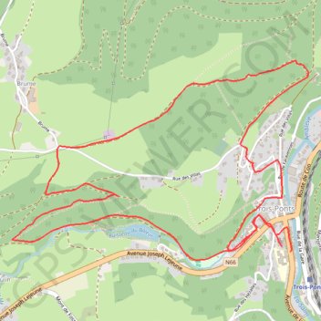 Itinéraire Jogging de Saint Joseph, distance, dénivelé, altitude, carte, profil, trace GPS
