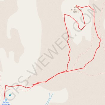 Itinéraire Pointe des Cinéastes, distance, dénivelé, altitude, carte, profil, trace GPS