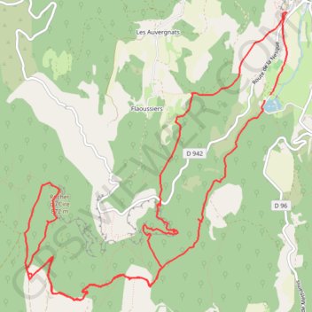 Itinéraire Baronnies - Gorges Nesque, distance, dénivelé, altitude, carte, profil, trace GPS