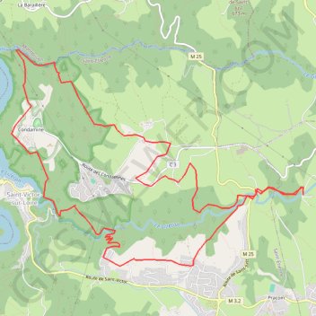 Itinéraire les rieux long, distance, dénivelé, altitude, carte, profil, trace GPS