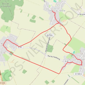 Itinéraire Au départ du Mont Tilleul (Villers-au-tertre), distance, dénivelé, altitude, carte, profil, trace GPS