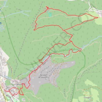 Itinéraire Rocher de Bellevue et Aiguille de Chalais depuis le Chevalon, distance, dénivelé, altitude, carte, profil, trace GPS