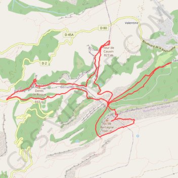 Itinéraire Bertagne Cauvin Fourcade, distance, dénivelé, altitude, carte, profil, trace GPS