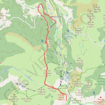 Itinéraire NewTrack, distance, dénivelé, altitude, carte, profil, trace GPS