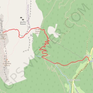 Itinéraire Le Grand Som, distance, dénivelé, altitude, carte, profil, trace GPS
