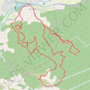 Itinéraire Randuro Gréoux les Bains, distance, dénivelé, altitude, carte, profil, trace GPS