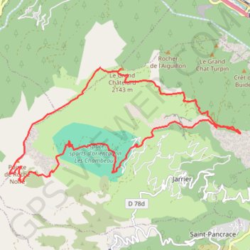 Itinéraire Le Grand Chatelard, distance, dénivelé, altitude, carte, profil, trace GPS
