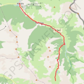 Itinéraire 4ème jour du tour du Queyras, distance, dénivelé, altitude, carte, profil, trace GPS