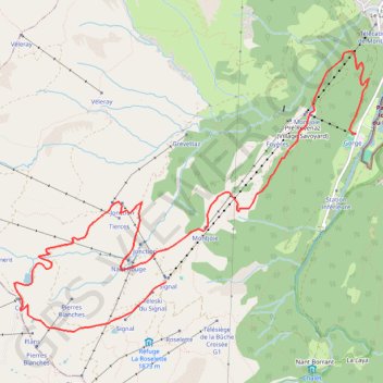 Itinéraire Randonnée VTT : 4 - La Boucle des Besoens, distance, dénivelé, altitude, carte, profil, trace GPS