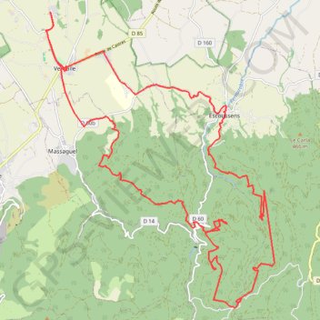 Itinéraire Les Miquelets, distance, dénivelé, altitude, carte, profil, trace GPS
