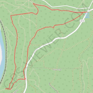 Itinéraire OpenLayers.Feature.Vector_1819, distance, dénivelé, altitude, carte, profil, trace GPS