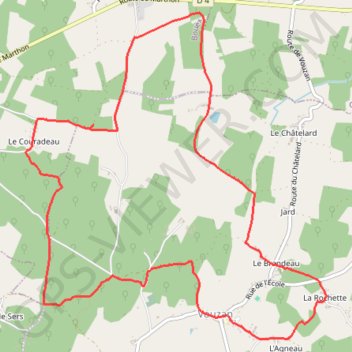 Itinéraire track, distance, dénivelé, altitude, carte, profil, trace GPS