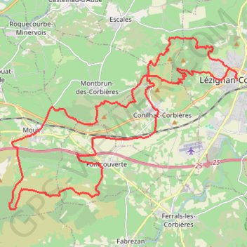 Itinéraire La fumade, distance, dénivelé, altitude, carte, profil, trace GPS