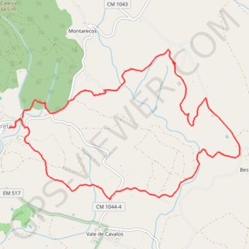 Itinéraire Alegrete, distance, dénivelé, altitude, carte, profil, trace GPS