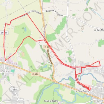 Itinéraire ROTARY, distance, dénivelé, altitude, carte, profil, trace GPS