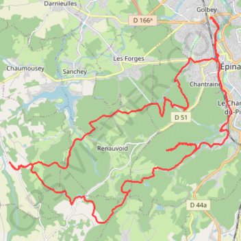 Itinéraire Trip 2020-12-06, distance, dénivelé, altitude, carte, profil, trace GPS