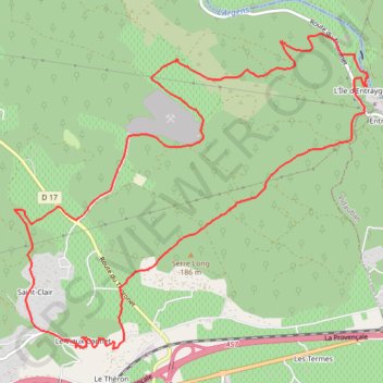 Itinéraire Le Vieux Cannet - Grotte Saint-Michel, distance, dénivelé, altitude, carte, profil, trace GPS