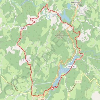 Itinéraire Boucle 21 variante., distance, dénivelé, altitude, carte, profil, trace GPS