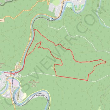 Itinéraire Le Malgré tout, distance, dénivelé, altitude, carte, profil, trace GPS