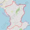 Itinéraire Cap d'Antibes par l'intérieur, distance, dénivelé, altitude, carte, profil, trace GPS