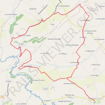 Itinéraire 1 - circuit Après-midi, distance, dénivelé, altitude, carte, profil, trace GPS