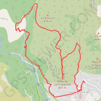 Itinéraire Circuit du Castelet, distance, dénivelé, altitude, carte, profil, trace GPS